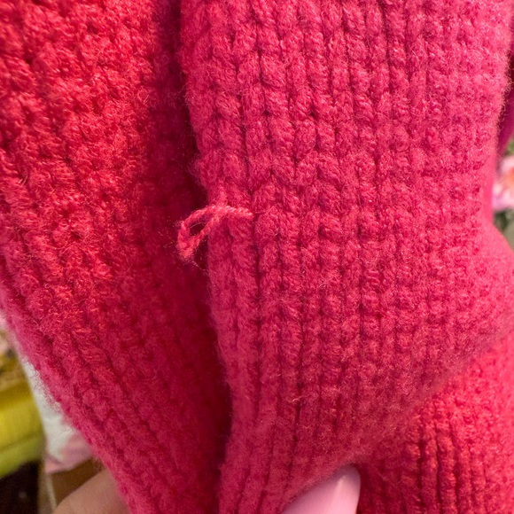 Good American Ballerina Pink Roll Neck Sweater Long Sleeve Size Small NWT - Picture 14 of 15